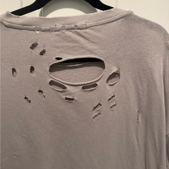 We The Free Distressed Gray Top Size L - Picture 3 of 12